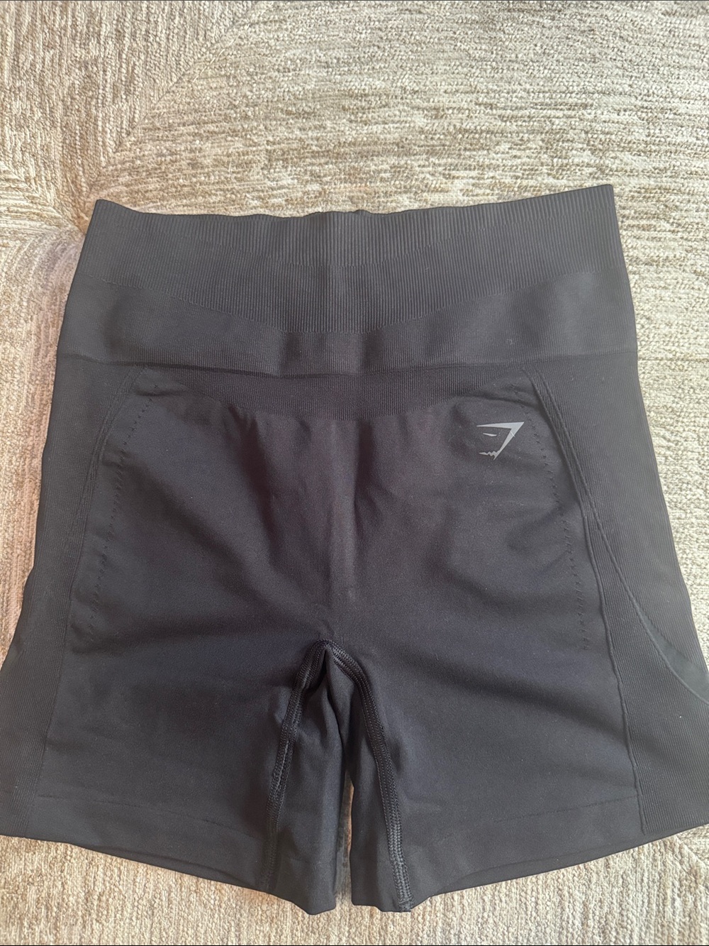 Gymshark Black High-Waist Seamless Bike Shorts